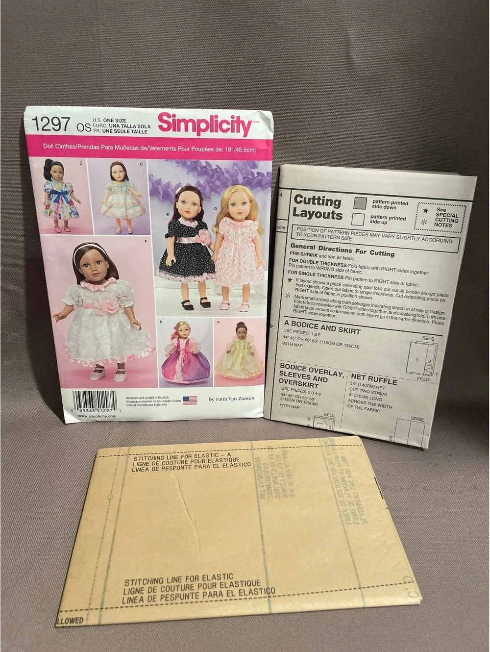 Simplicity 1297 sewing